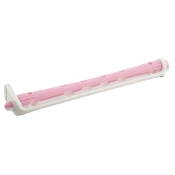 PLASTIC ROLLERS PINK/WHI....