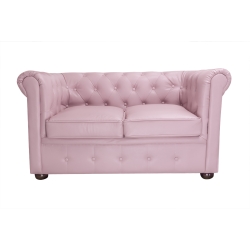 CHESTER SOFA. 2 SEATER PINK